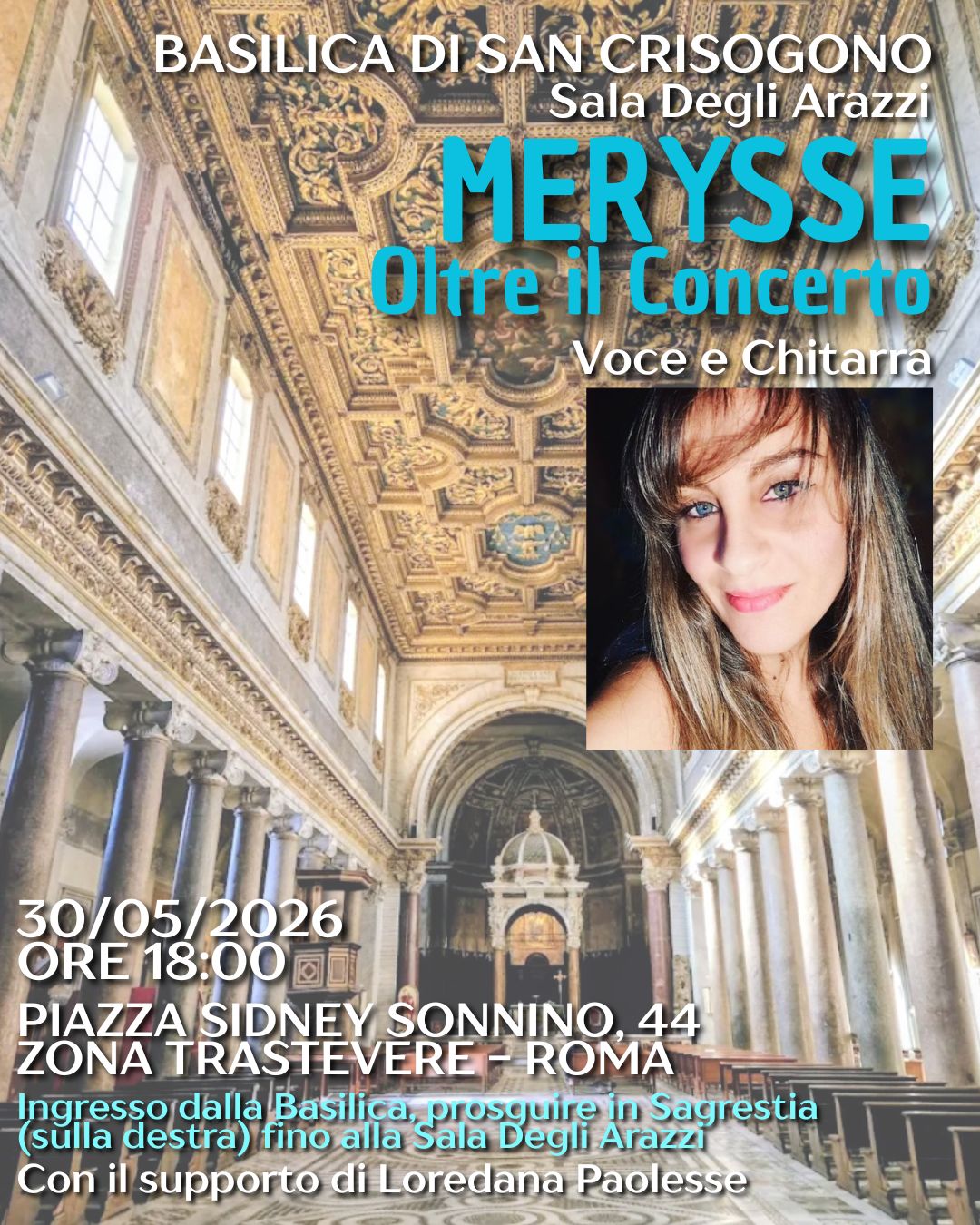 Merysse – “Oltre il Concerto” a Roma